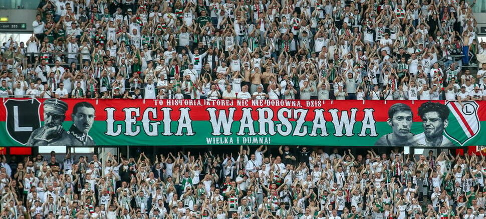 kibice Legii Legia Warszawa - Jagiellonia Białystok 1:1
